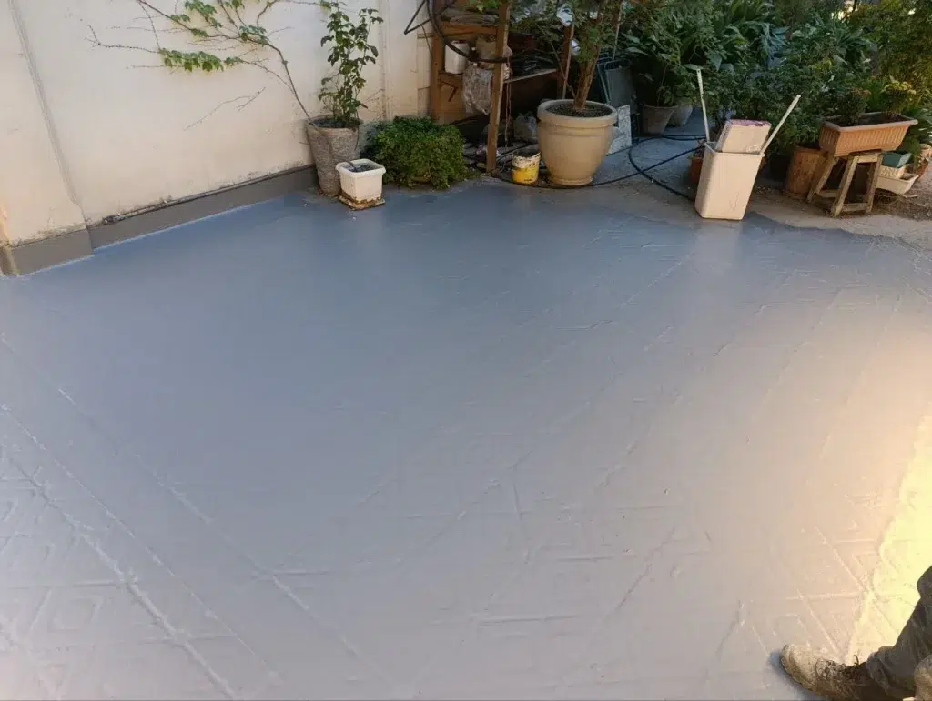 پروژه تمام شده عایق پشت بام موزاییکی با مواد نانو