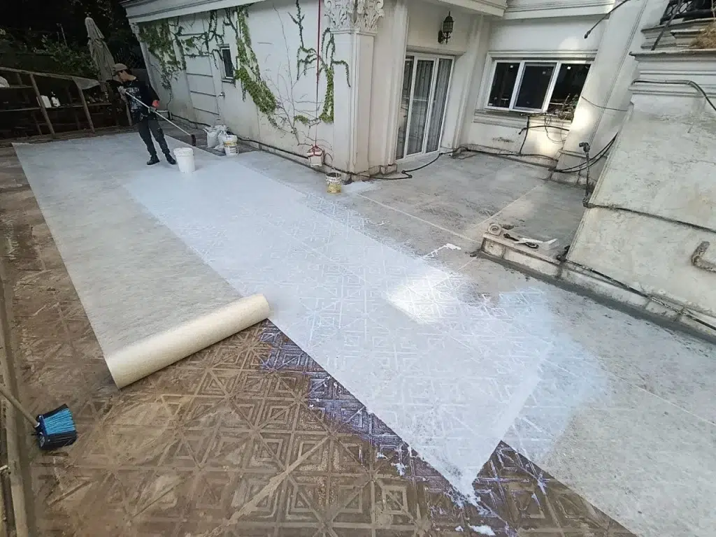 پروژه پشت بام با نانو به جای ایزوگام