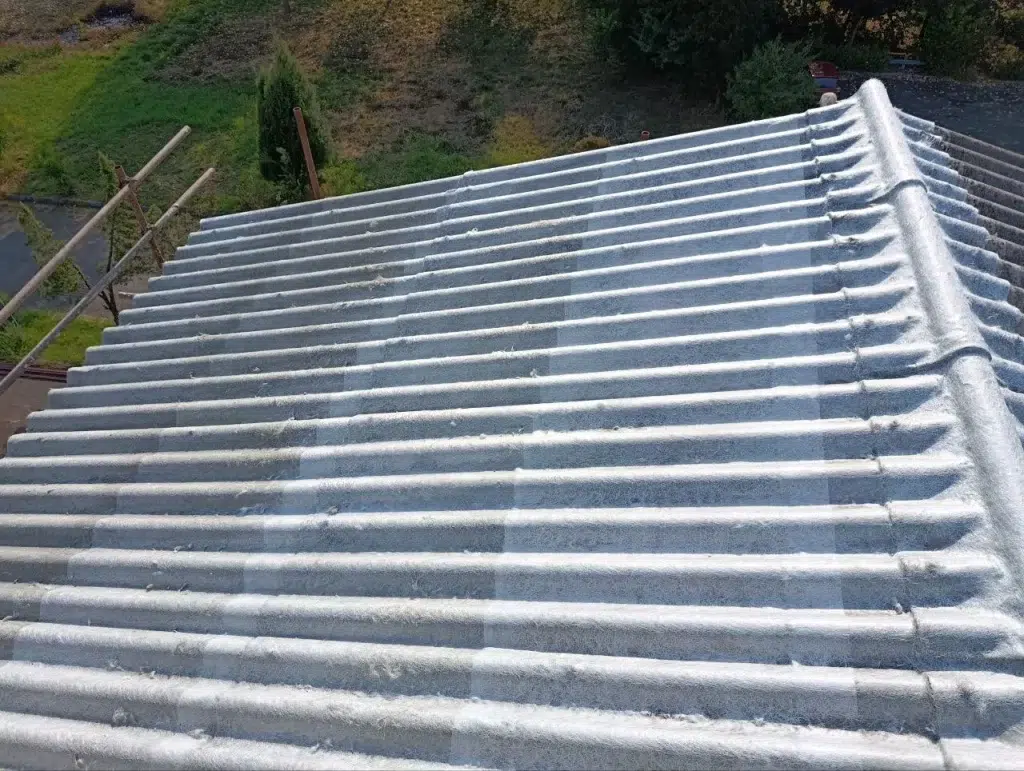 پروژه اجرا شده سقف ایرانیت با عایق نانو