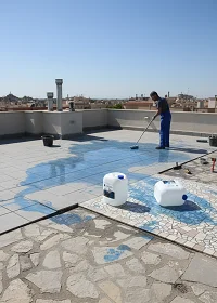 عایق پشت بام سنگی