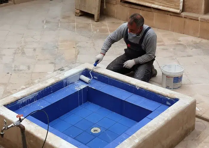 آب بندی حوض سیمانی